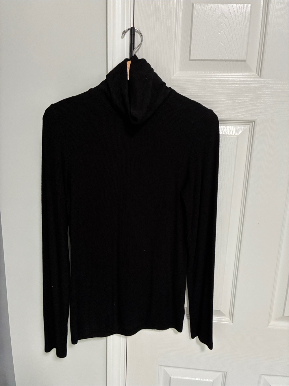 Sanctuary Black Long-Sleeve Turtleneck Bodysuit